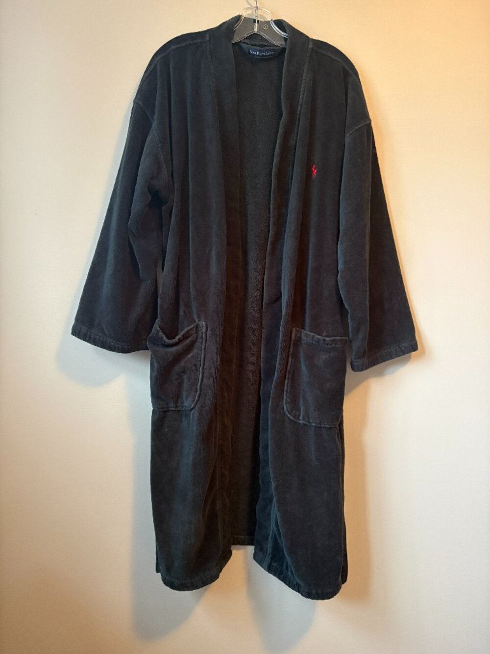 Polo Ralph Lauren Oversized Unisex Plush Cotton Housecoat Robe Small S